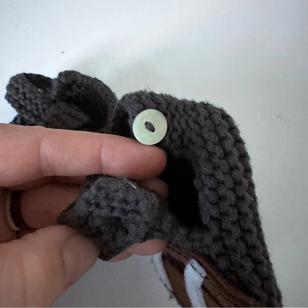 Loralin Design grey crochet